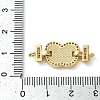 Rack Plating Brass Micro Pave Clear Cubic Zirconia Butterfly Links Connector Charms KK-K385-102G-03-3