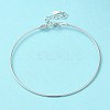 Anti-Tarnish Rhodium Plated 925 Sterling Silver Bangles LS-BJEW-G681-01B-P-2