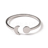 Non-Tarnish 304 Stainless Steel Open Cuff Rings RJEW-Q808-01A-P-2