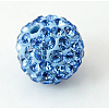 Polymer Clay Rhinestone Beads RB-H284-6MM-2-1