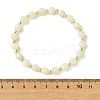 Natural White Moonstone & Synthetic Hematite Non-magnetic Beaded Stretch Bracelets for Women BJEW-JB13940-01-4