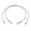 6Pcs 6 Colors Braided Nylon Cord Bracelet Making AJEW-JB01571-2