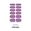 Solid Color Full-Cover Wraps Nail Polish Stickers MRMJ-T078-253J-2