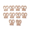 Wooden Table Plate Display Decoration LS-AJEW-C011-01-1