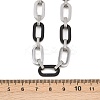 201 Stainless Steel Oval Link Chain Necklaces for Women NJEW-B143-04EBP-5