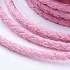 Round Braided Cowhide Cords WL-L009-01P-3