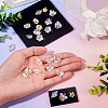30Pcs 6 Styles Glass Pendants PALLOY-TAC0200-7