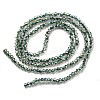 Electroplate Glass Beads Strands EGLA-F149-FR-10-2