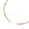 304 Stainless Link Chain Bracelet Making AJEW-JB01497-02-3