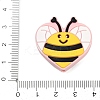 Bees Silicone Beads SIL-V002-07A-3