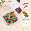 Resin & Walnut Pendants DIY Dangle Earrings Making Kits DIY-TA0011-03B-5