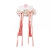 Bowknot Long Ribbon Alligator Hair Clip LS-PHAR-D013-03C-1