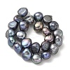 Dyed Natural Cultured Freshwater Pearl Beads Strands PEAR-A006-09E-3