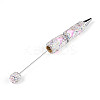 Fishtail Resin & Polymer Clay Pave Rhinestone Ball-Point Pen AJEW-T013-05D-2
