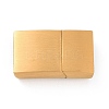 Ion Plating(IP) 304 Stainless Steel Rectangle Magnetic Clasps with Glue-in Ends X-STAS-E089-42G-A-1