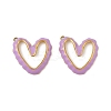 304 Stainless Steel Enamel Pendants STAS-P380-08G-01-1
