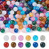 360Pcs 12 Colors Round Imitation Cat Eye Resin Beads OACR-TA0001-12-2