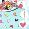 66Pcs Alloy Enamel Charms ENAM-FS0004-25-2