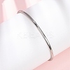 201 Stainless Steel Plain Bangles for Women BJEW-B150-07P-1