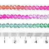 Transparent Painted Glass Beads Strands DGLA-A034-T3mm-A03-3