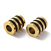 Ion Plating(IP) 303 Stainless Steel European Beads STAS-E454-45G-2