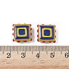 Baking Paint Glass Enamel Beads LAMP-S079-14A-4