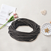 10M Round Imitation Leather Braided Cord WL-GF0001-32A-03-6