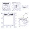 8Pcs PVC Sewing Rulers DIY-NB0012-39-8