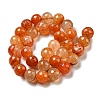 Faceted Natural Agate Beads Strands G-F447-12mm-F-3