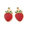 304 Stainless Steel Enamel Charms STAS-R168-02I-G-1