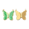 304 Stainless Steel Pave Crystal Rhinestone Pendants STAS-A084-30G-03-1