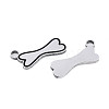 304 Stainless Steel with Enamel Pendants STAS-T073-25P-2