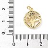 Brass Micro Pave Cubic Zirconia Pendants KK-S337-07G-D-3