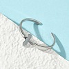 304 Stainless Steel Adjustable Cuff Rings RJEW-Z105-01P-05-3