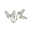 Brass Micro Pave Cubic Zirconia Pendants KK-V008-29P-1