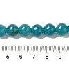 Natural Dyed White Jade Beads Strands G-M402-C04-16-5