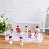 2-Tier Acrylic Minifigure Display Cases ODIS-WH0027-047B-5