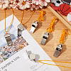 Iron Whistle with Rope NJEW-CN0001-11A-4