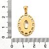 Golden 304 Stainless Steel Pendants STAS-K300-02G-J-3