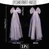 Bowknot Polyester Hair Barrettes AJEW-WH20002-61-2