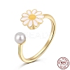 925 Sterling Silver Open Finger Rings RJEW-A019-50G-3