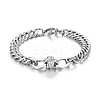 304 Stainless Steel Link Bracelets WG6E6B6-01-5