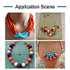 400Pcs 8 Colors Synthetic Turquoise Beads Strands TURQ-KS0001-01-6