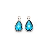 Faceted Glass Pendants FIND-WH0097-40I-1