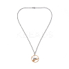 Chinese Style Alloy Pendant Necklaces NJEW-YW0001-01-4