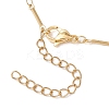 304 Stainless Steel Cuboid Bar Link Chain Necklaces for Women Men NJEW-JN05196-01-5