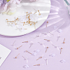 200Pcs 2 Colors 304 Stainless Steel Stud Earring Findings STAS-BBC0009-92B-4