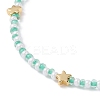 Star & Moon Pendant Necklaces Set for Teen Girl Women NJEW-JN03738-03-12
