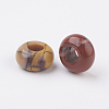 Natural Mookaite European Beads LS-X-G-G740-12x6mm-21-2