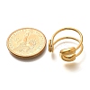 304 Stainless Steel Open Cuff Rings for Women LS-RJEW-A054-01G-4
